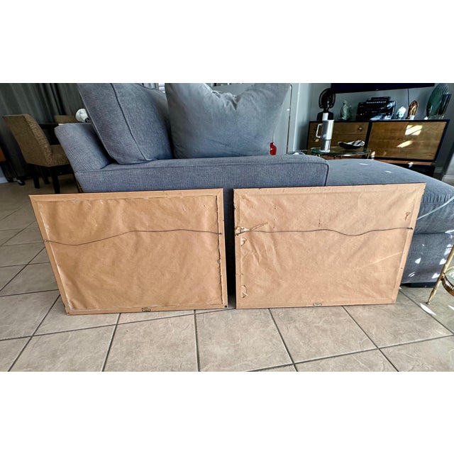 Pair Chinese Signed Embroidered Suzhou Silk Framed Paintings For Sale - Image 15 of 17