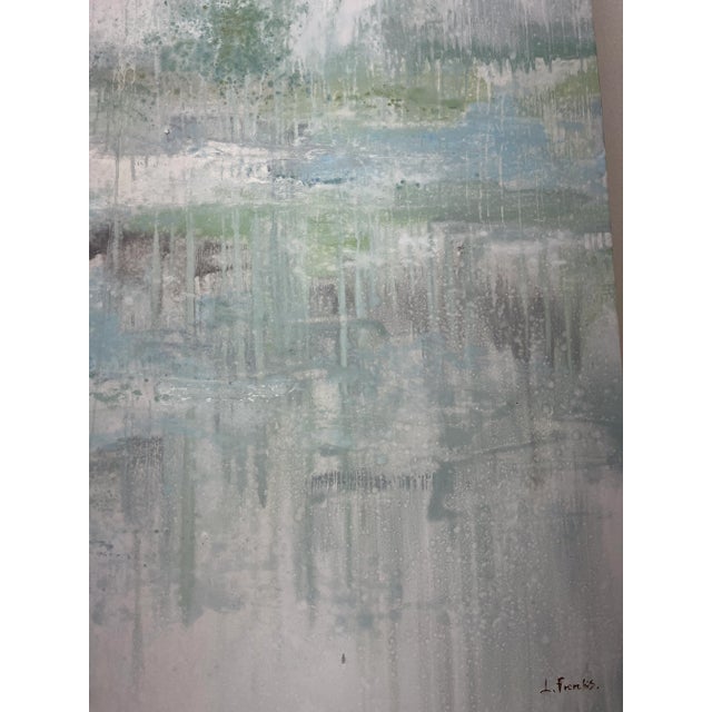 Impressionistic Landscape With Drip Technique For Sale - Image 11 of 12