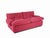 Crimson Alcantara Two-Seater Sofas by Piero Ranzani for Elam, 1960s, Set of 2 For Sale - Image 4 of 15