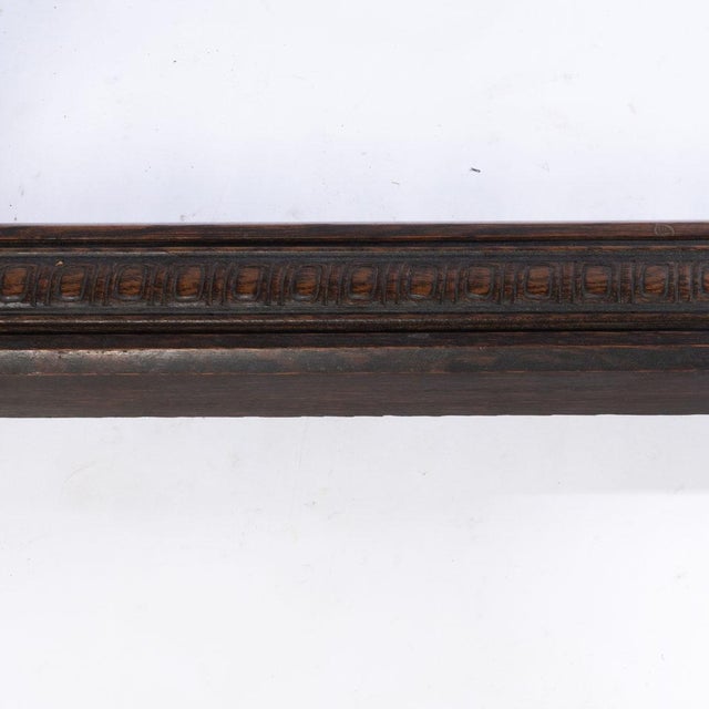 Early 20th Century Carved Oak Barley Twist Hall Table Made by Flints Fine Furniture New York For Sale - Image 6 of 10