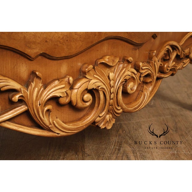 Mid 20th Century French Rococo Style Bombe Armoire Chest For Sale - Image 5 of 18