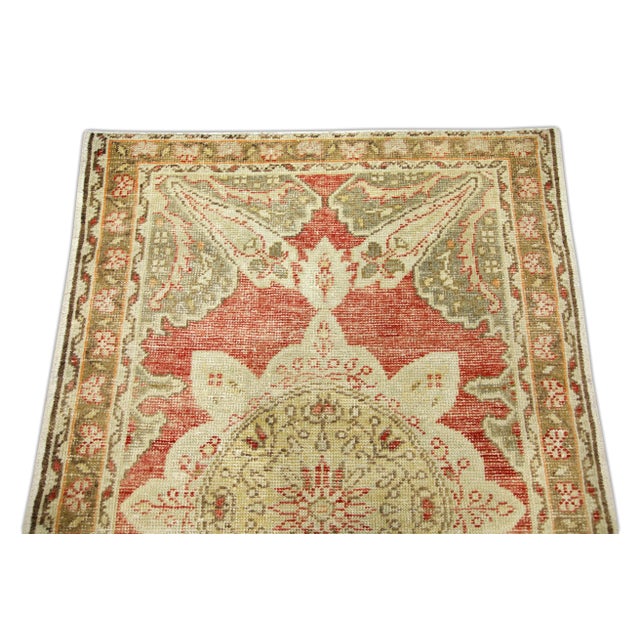 Vintage Turkish Rug 4' x 6'3" For Sale - Image 4 of 6