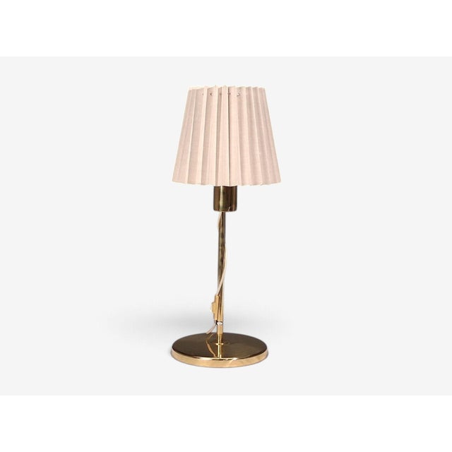 1960s Hans-Agne Jakobsson, Large Adjustable Table Lamp, Polished Brass, Sweden, 1960s For Sale - Image 5 of 16