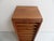 Wood Vintage Filing Cabinet with Roller Shutter, 1930s For Sale - Image 7 of 14