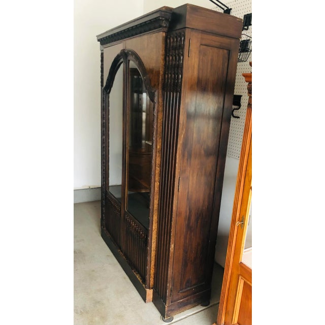 1900 Emil Gerstel Prague Walnut Bookcase For Sale In Chicago - Image 6 of 10