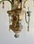 Late 19th Century Grand Italian Painted and Giltwood Twelve-Light Chandelier For Sale - Image 4 of 16