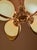 Metal Vintage Chrome Opaline Glass Globe Chandelier, 1970s For Sale - Image 7 of 9