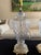 Vintage Waterford Style Elegant Large Crystal and Brass Table Lamps - a Pair For Sale - Image 4 of 9