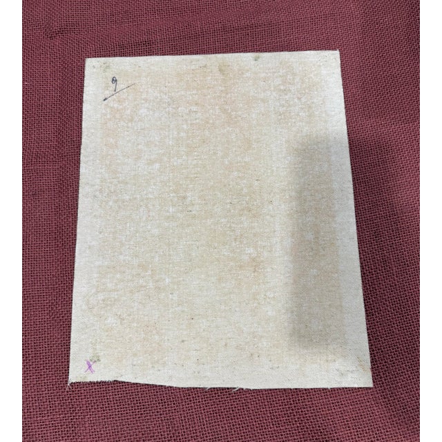 T. March Oil Painting 1950s Loose 10x12 Colorful Old Man Signed Excellent condition Signed by artist The product is an...