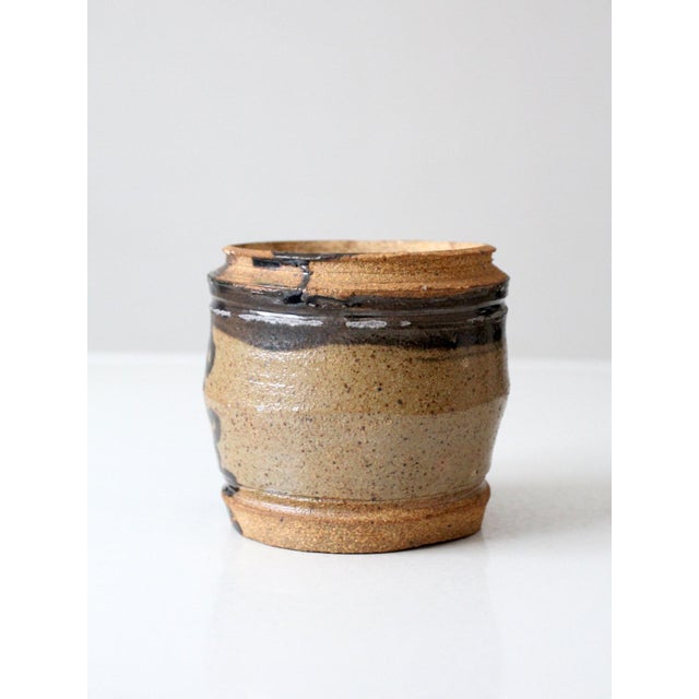 Vintage Studio Pottery Vase For Sale - Image 4 of 10
