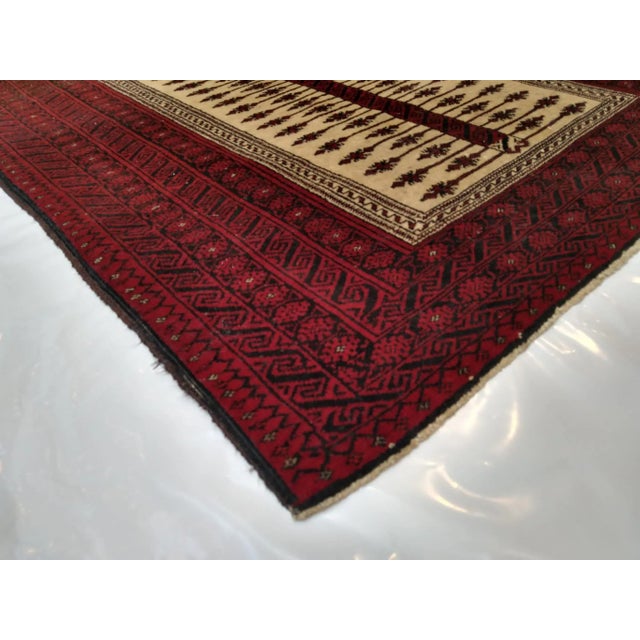 1970's Super Fine Persian Baluchestan Rug , 3'1" X 5' For Sale In New York - Image 6 of 7