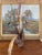 1960s Mid-Century Curtis Jere Style Brutalist Cattail Sculpture in Welded Copper and Brass Toned Metals on Driftwood Base. For Sale - Image 5 of 10