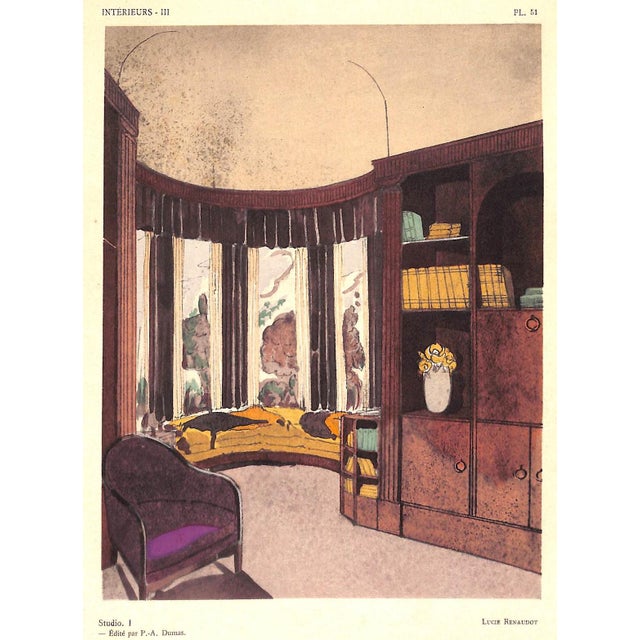 Paper "Interieurs- Iii" 1925 Moussinac, Leon For Sale - Image 7 of 12