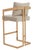 Taraji Bar Stool - Almond For Sale In Philadelphia - Image 6 of 6