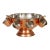 Copper Punch Bowl With 8 Cups For Sale