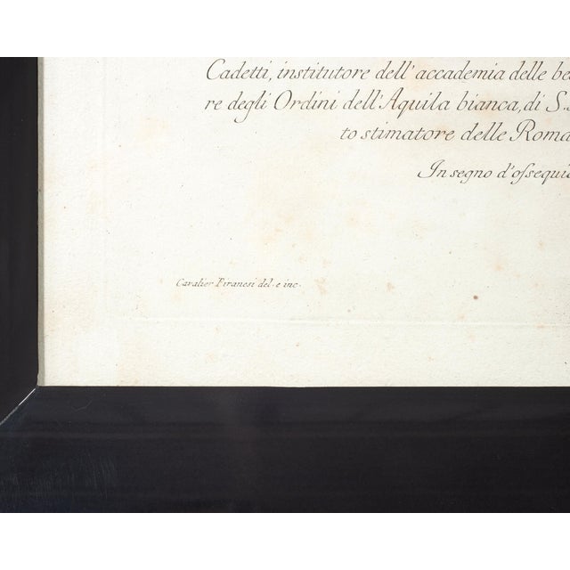 Pair of 18th Century Giovanni Battista Piranesi Framed Urn Engravings For Sale - Image 17 of 18