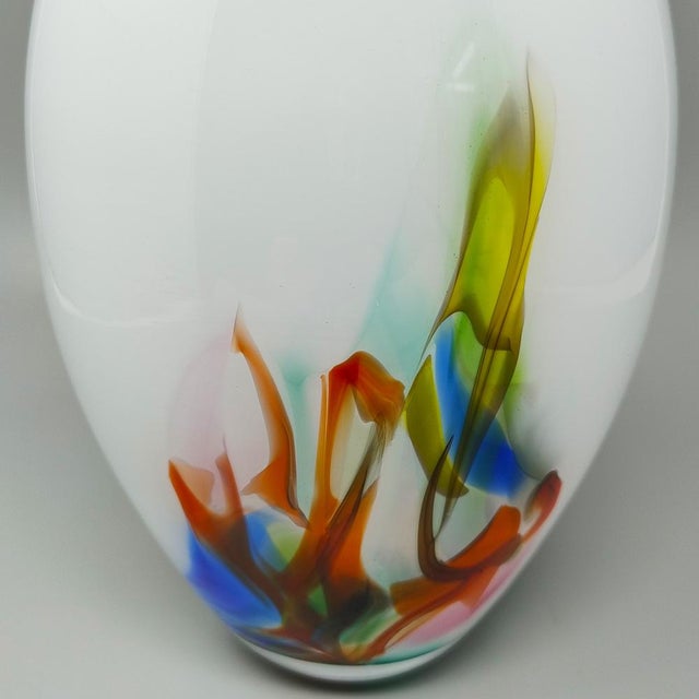 Vintage Italian Vase in Murano Glass, 1970s For Sale - Image 6 of 10
