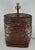 Asian Vintage Table Lamp Made From Asian Basket For Sale - Image 3 of 12