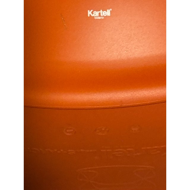 Kartell Masters Arm Chair by Philippe Starck and Eugeni Quitllet- Orange For Sale - Image 11 of 11
