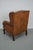 Set of Vintage Dutch Cognac Leather Club Chair and Ottoman For Sale - Image 16 of 18
