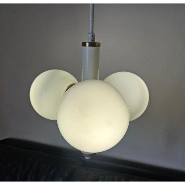 Mid-Century Space Age Sputnik Pendant, Italy, 1970s For Sale - Image 14 of 15