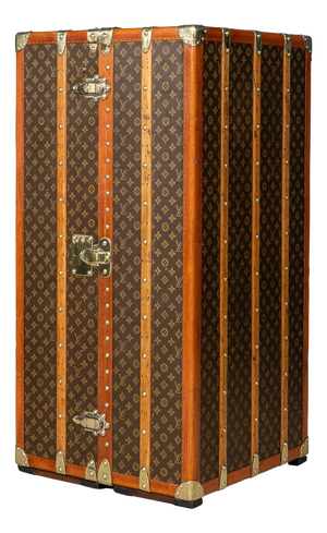 Wardrobe Trunk in Monogram Canvas from Louis Vuitton, France, 1930s