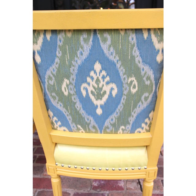 Gorgeous Pair of Palecek Leather Upholstered Chairs With Nailhead Trim For Sale - Image 11 of 14