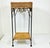 Boho Chic 1980s Vintage Coastal Boho Chic Arts & Crafts Wicker and Twisted Rope Metal Plant Stand For Sale - Image 3 of 12