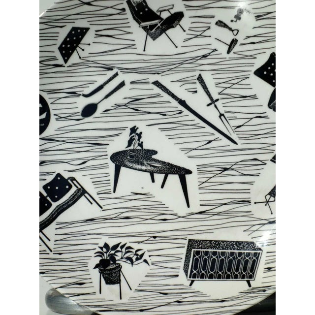 Mid-Century Modern Mid-Century Ceramic Plate from Homemaker For Sale - Image 3 of 5