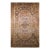 Vintage Turkish Silk Area Rug, Floral Medallion, Mid-20th Century, 4' x 6' For Sale
