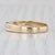 0.29ctw Emerald Diamond Ring 14k Yellow Gold Size 8.5 Engagement Stackable For Sale - Image 4 of 8