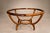 Round Coffee Table in Caviúna Wood & Glass by Giuseppe Scapinelli, Brazil, 1950s For Sale - Image 18 of 18
