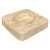 Square Ashtray in Travertine Attributed to Fratelli Mannelli, Italy, 1970s For Sale