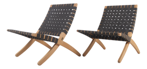 Danish Cuba Chairs by Morten Gøttler for Poul Jeppesen, 1997, Set of 2