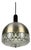 Glass Pendant Lamp in Metal and Wood from Stilux Milano For Sale