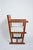 Fabric and caning armchair, 1950s Height: 88 cm - 34.65 in Length: 53 cm - 20.87 in Width: 60 cm - 23.62 in Seating...