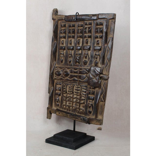 Dogon Granary Door in Wood For Sale - Image 3 of 5
