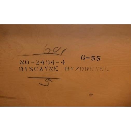 Brown Biscayne by Drexel MCM Coffee Table 1950's For Sale - Image 8 of 15