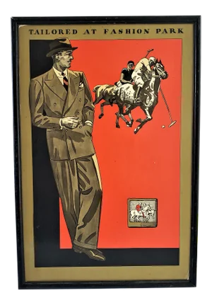For Your Home Office-Men's Tailoring Fashion Advertisement Display Print
