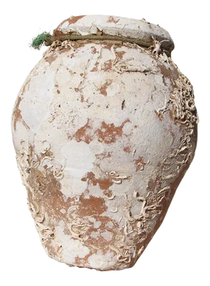 19th Century Antique Terracotta Octopus Trap Undersea Pot