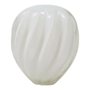 1980s Opalescent Swirl Glass Vase by Larry Laslo for Mikasa
