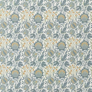 Morris & Co. Elmcote Weave Fabric in Mineral Blue - a sample For Sale