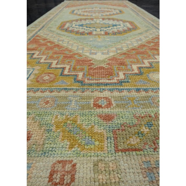 Early 21st Century Turkish Oushak Rug 2'11" x 7'7" #18004 For Sale - Image 5 of 8