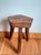 Brutalist Stool in Wood, 1960s For Sale - Image 10 of 11