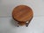 Wood Art Deco Round Sidetable, 1890s For Sale - Image 7 of 8