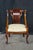 Late 19th Century Antique 19th C. Mahogany Regency Empire Klismos Library Desk Gondola Arm Chair For Sale - Image 5 of 18