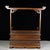 Chinese Vintage Chinese Huali Rosewood Brush Stand | Scholar's Ruyi Display Rack With Drawers For Sale - Image 3 of 9