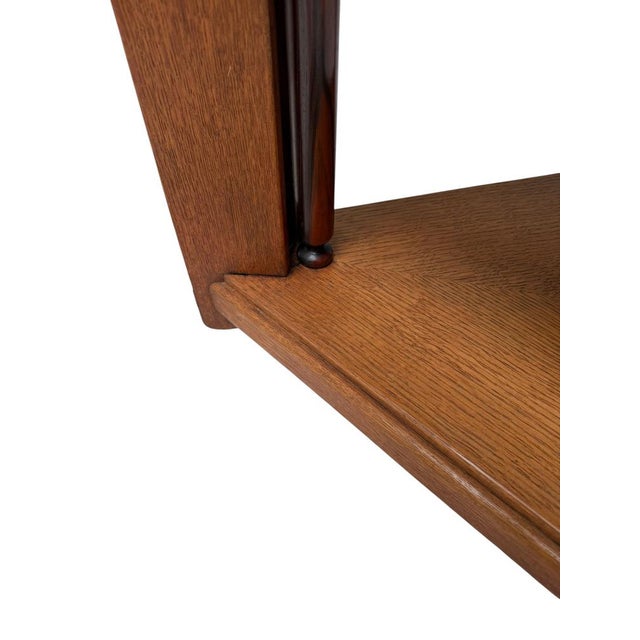 Art Deco Modernist Triangular Side Table from Anton Lucas, 1920s For Sale - Image 6 of 12