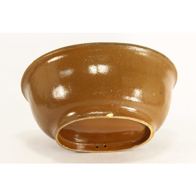 Mid 1800's Glazed Stoneware Jelly / Pudding Mold With Lion For Sale - Image 16 of 18