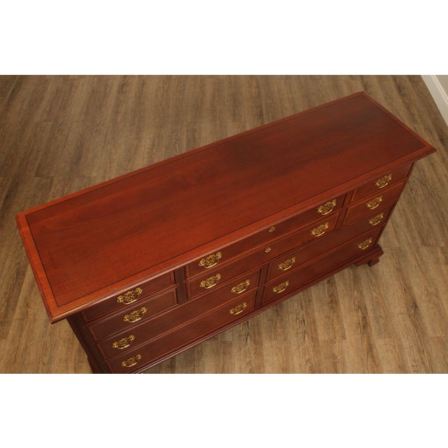 Stickley Chippendale Style Inlaid Mahogany Dresser For Sale In Philadelphia - Image 6 of 12